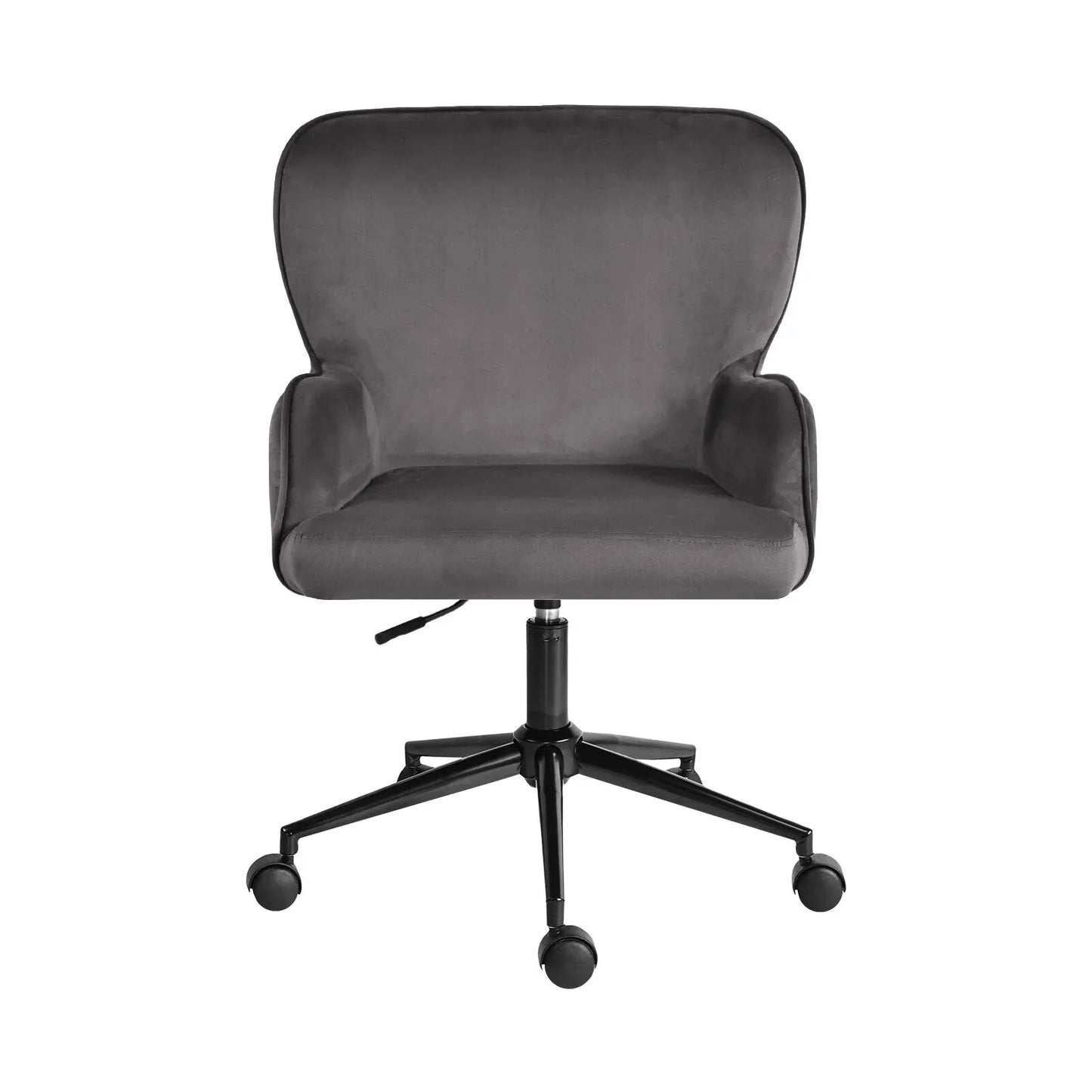 Desk Armchair - Home Office Swivel Chair Adjustable Height Seat PLUME GREY - Mekamart Australia