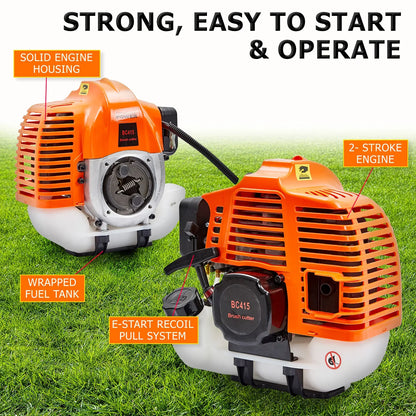 Garden Whipper Snipper Brush Cutter 43cc + 4 Blade - Mekamart Australia