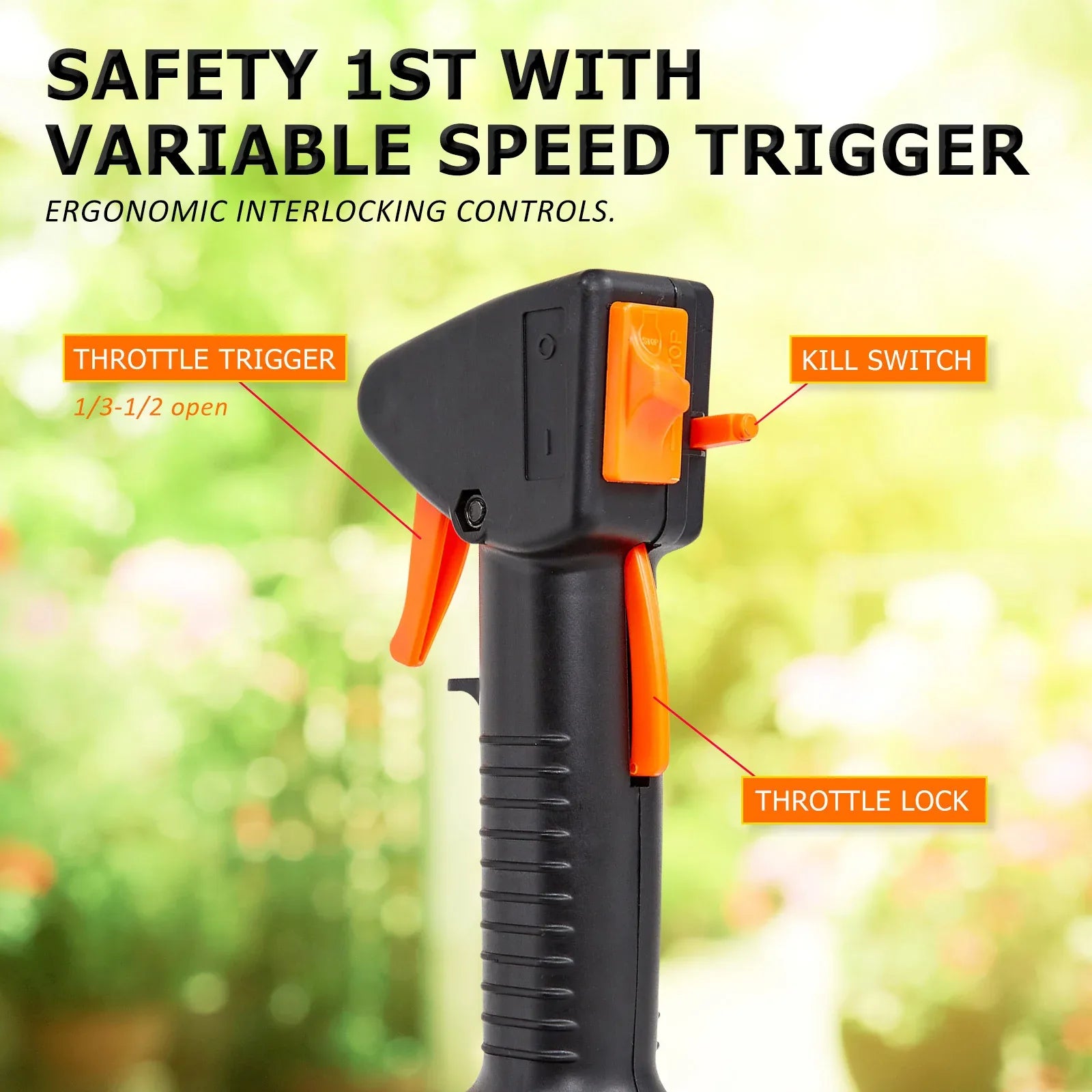 Garden Whipper Snipper Brush Cutter 43cc + 1 Blade - Mekamart Australia