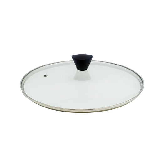 KOMAN Stainless Steel Glass Lid with Bakelite Handle - 28cm - Mekamart Australia