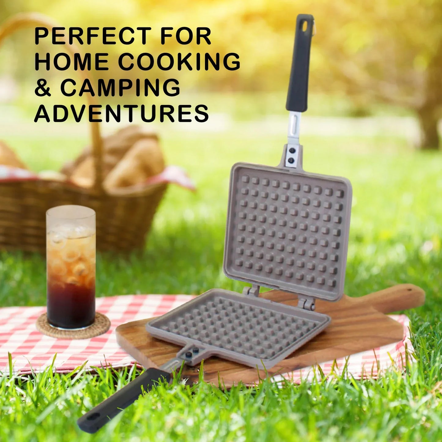 Giorno Felice IH Waffle Maker Pan Non-Stick Double-Sided Detachable - Mekamart Australia