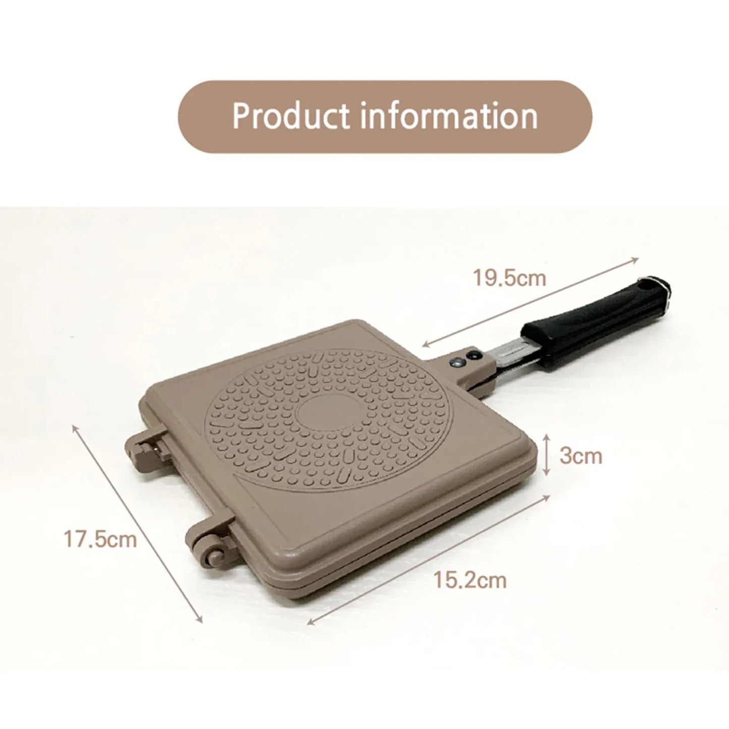 Giorno Felice IH Waffle Maker Pan Non-Stick Double-Sided Detachable - Mekamart Australia
