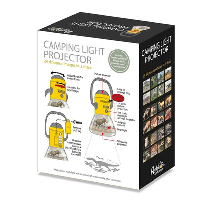 Dinosaur Mini Night Light Camping Projector - Lantern Torch Kids Learning Toy - Mekamart Australia
