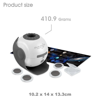 Solar System Star Light Projector STEM Toy - Space Planet Moon Galaxy Night Lights - Mekamart Australia