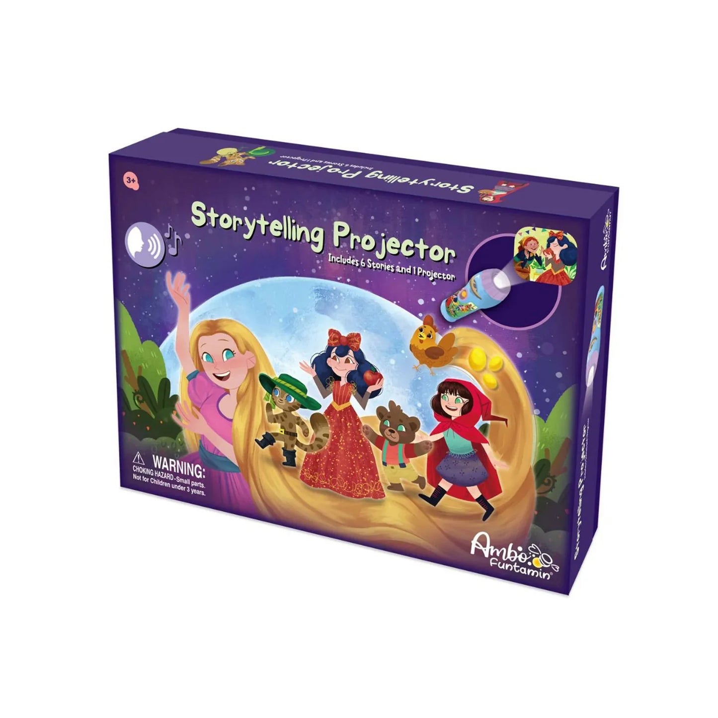 Storytelling Torch Projector 6 Stories Gift Set - Audio Kids Learning STEM Toy - Series 2 - Mekamart Australia