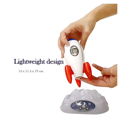 Rocket Projector Night Light Kids STEM Toy - Outer Space Planet - Mekamart Australia
