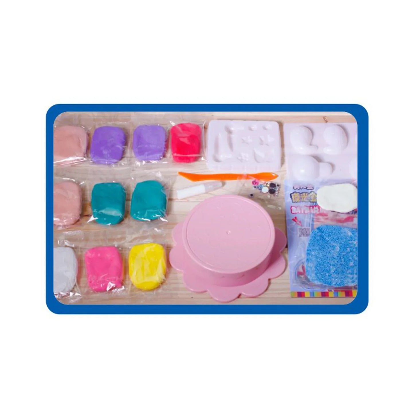 Colorato Mermaid Glow Set - Glow-in-the-Dark Super Clay DIY Craft Kit for Kids - Mekamart Australia