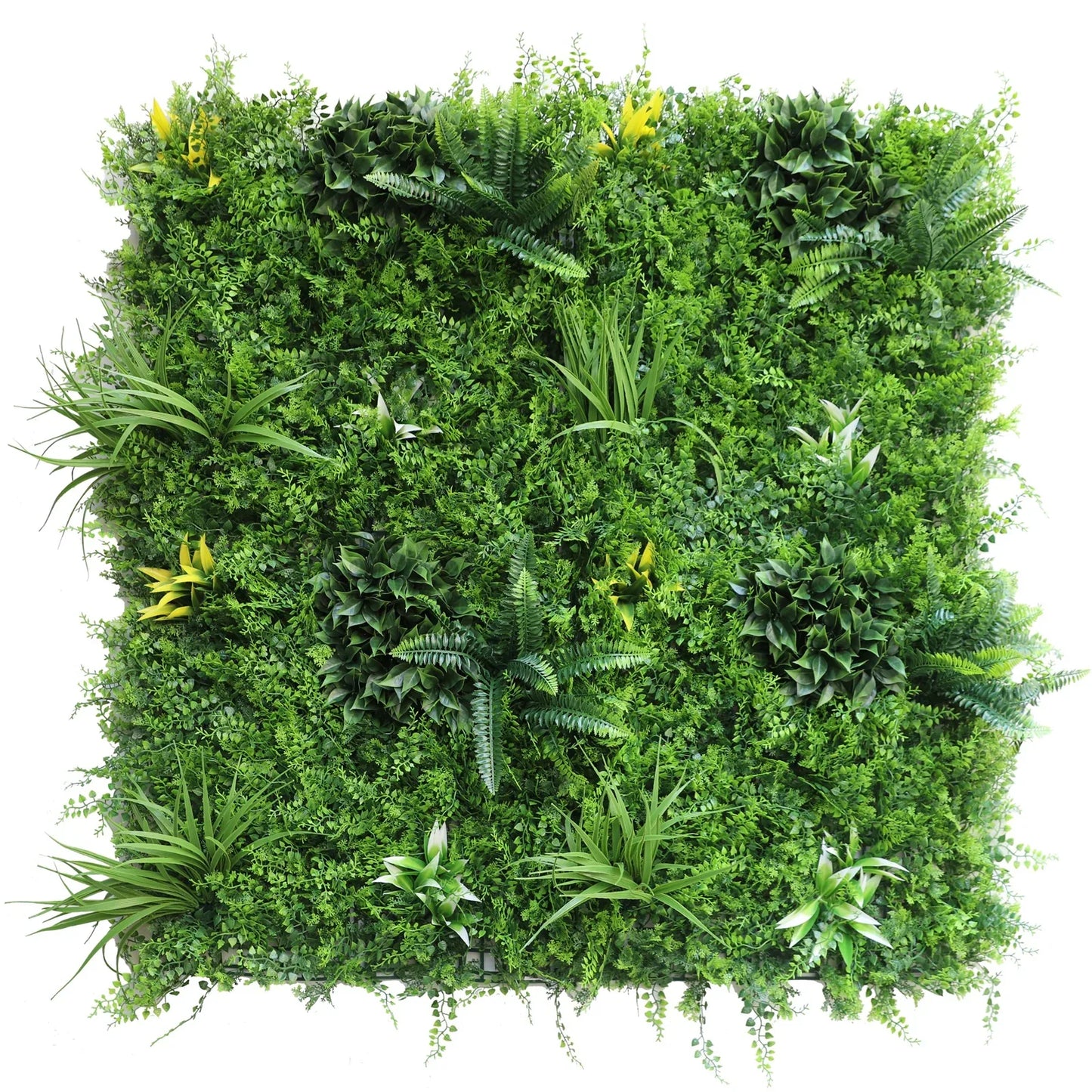 YES4HOMES 1 SQM Artificial Plant Wall Grass Panels Vertical Garden Foliage Tile Fence 1X1M Green - Mekamart Australia