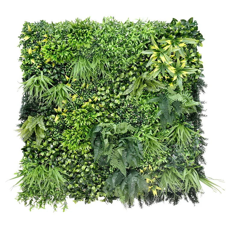 YES4HOMES 1 SQM Artificial Plant Wall Grass Panels Vertical Garden Foliage Tile Fence 1X1M Green - Mekamart Australia