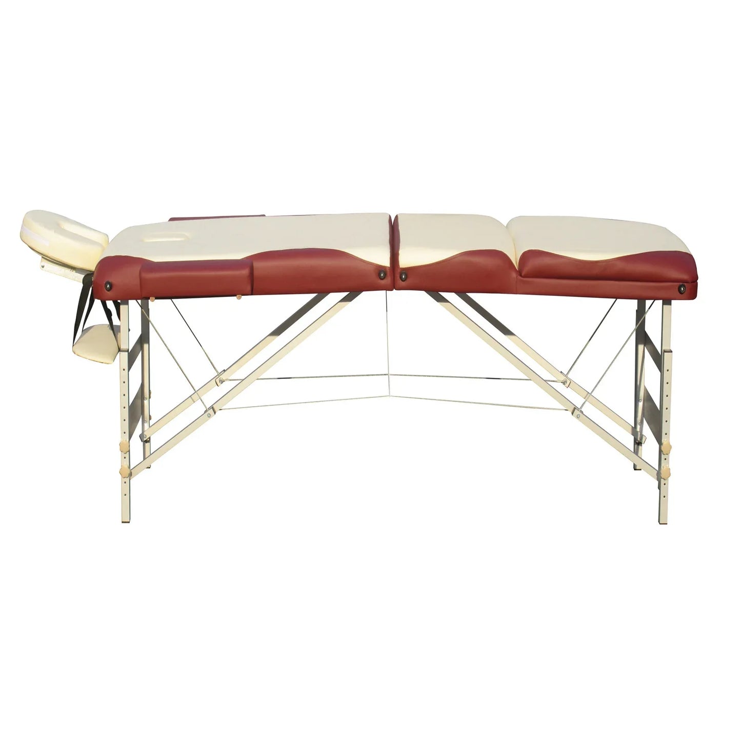 YES4HOMES 3 Fold 5 cm Thickness Foam Portable Aluminium Massage Table Massage Bed Beauty Therapy - Mekamart Australia