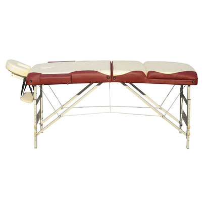 YES4HOMES 3 Fold 5 cm Thickness Foam Portable Aluminium Massage Table Massage Bed Beauty Therapy - Mekamart Australia