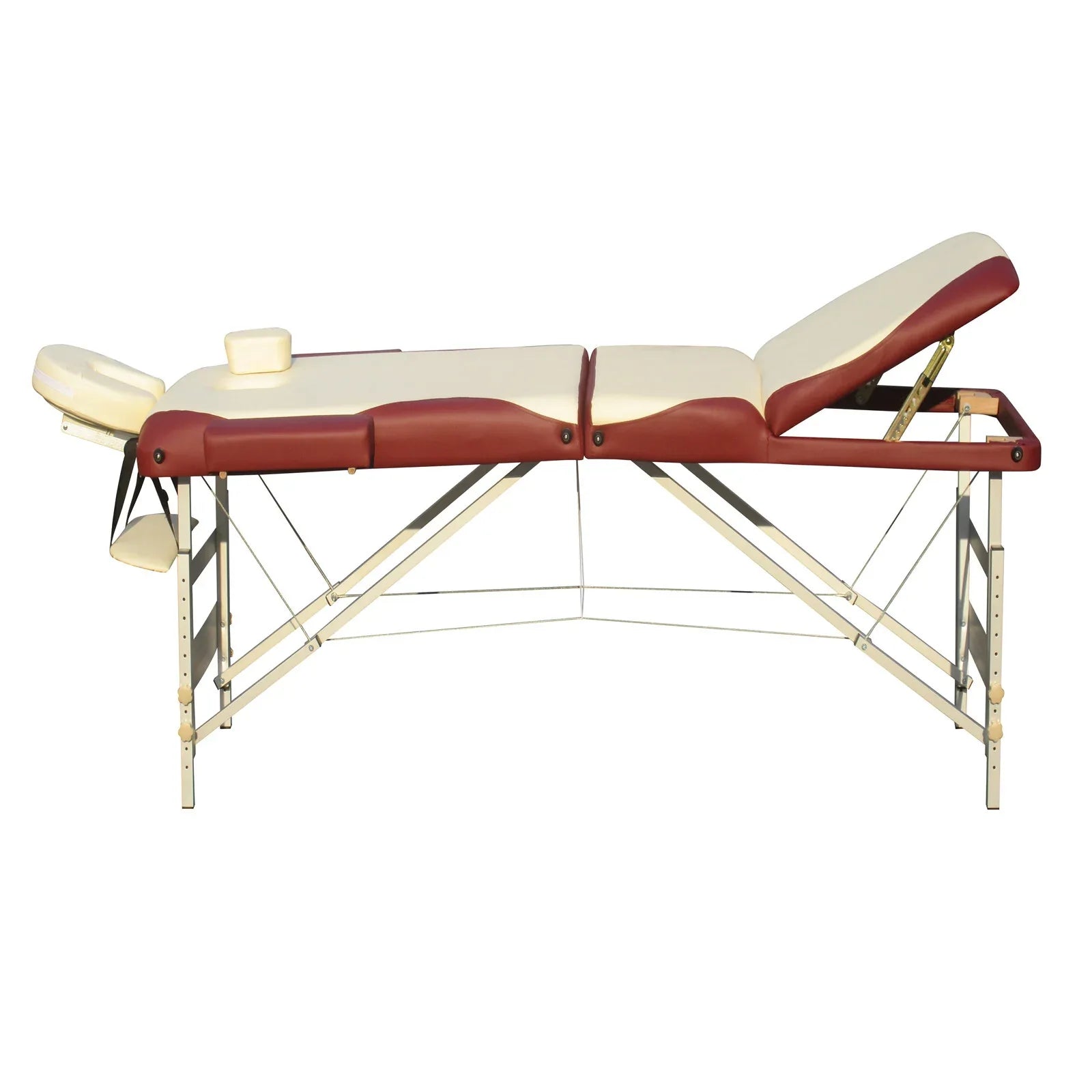 YES4HOMES 3 Fold 5 cm Thickness Foam Portable Aluminium Massage Table Massage Bed Beauty Therapy - Mekamart Australia