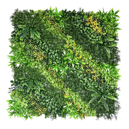 YES4HOMES 5 SQM Artificial Plant Wall Grass Panels Vertical Garden Foliage Tile Fence 1X1M Green - Mekamart Australia