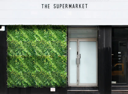 YES4HOMES 5 SQM Artificial Plant Wall Grass Panels Vertical Garden Foliage Tile Fence 1X1M Green - Mekamart Australia