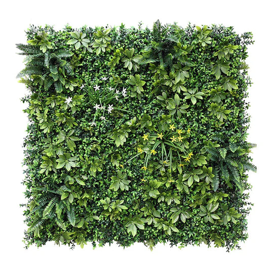 YES4HOMES 5 SQM Artificial Plant Wall Grass Panels Vertical Garden Foliage Tile Fence 1X1M Green - Mekamart Australia