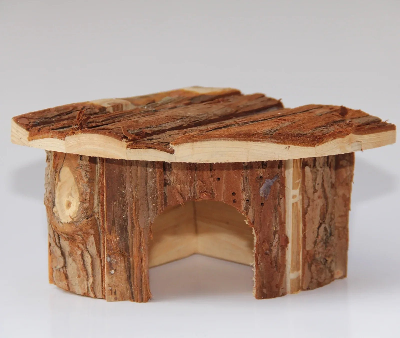 YES4PETS Natural Wooden Hamster Mouse Gerbil Playground Rats Pets Toys Play Small Birds House Garden Decor - Mekamart Australia