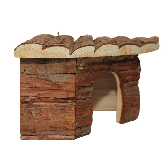 YES4PETS L Wooden Hamster Mouse Gerbil Playground Rats Pets Toys Play Small Birds Mini Rabbit House Garden Decor - Mekamart Australia