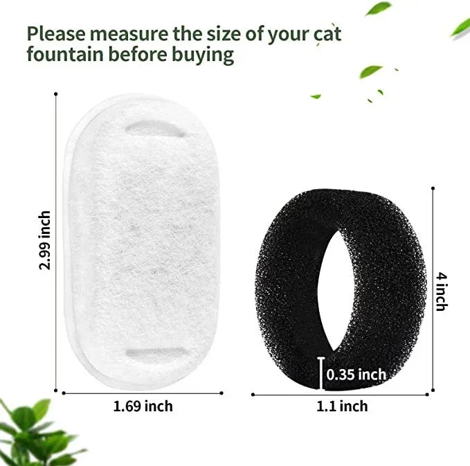 YES4PETS 24 x Pet Dog Cat Fountain Filter Replacement Activated Carbon Exchange Filtration System - Mekamart Australia