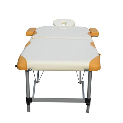 YES4HOMES 2 Fold Portable Aluminium Massage Table Massage Bed Beauty Therapy - Mekamart Australia