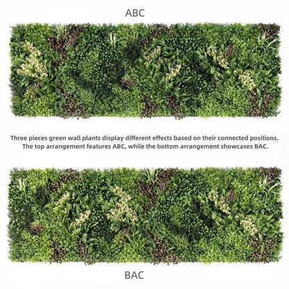 YES4HOMES 3 SQM Artificial Plant Wall Grass Panels Vertical Garden Foliage Tile Fence 1X1M - Mekamart Australia