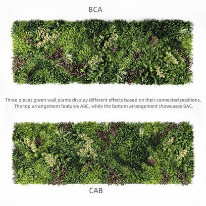 YES4HOMES 3 SQM Artificial Plant Wall Grass Panels Vertical Garden Foliage Tile Fence 1X1M - Mekamart Australia