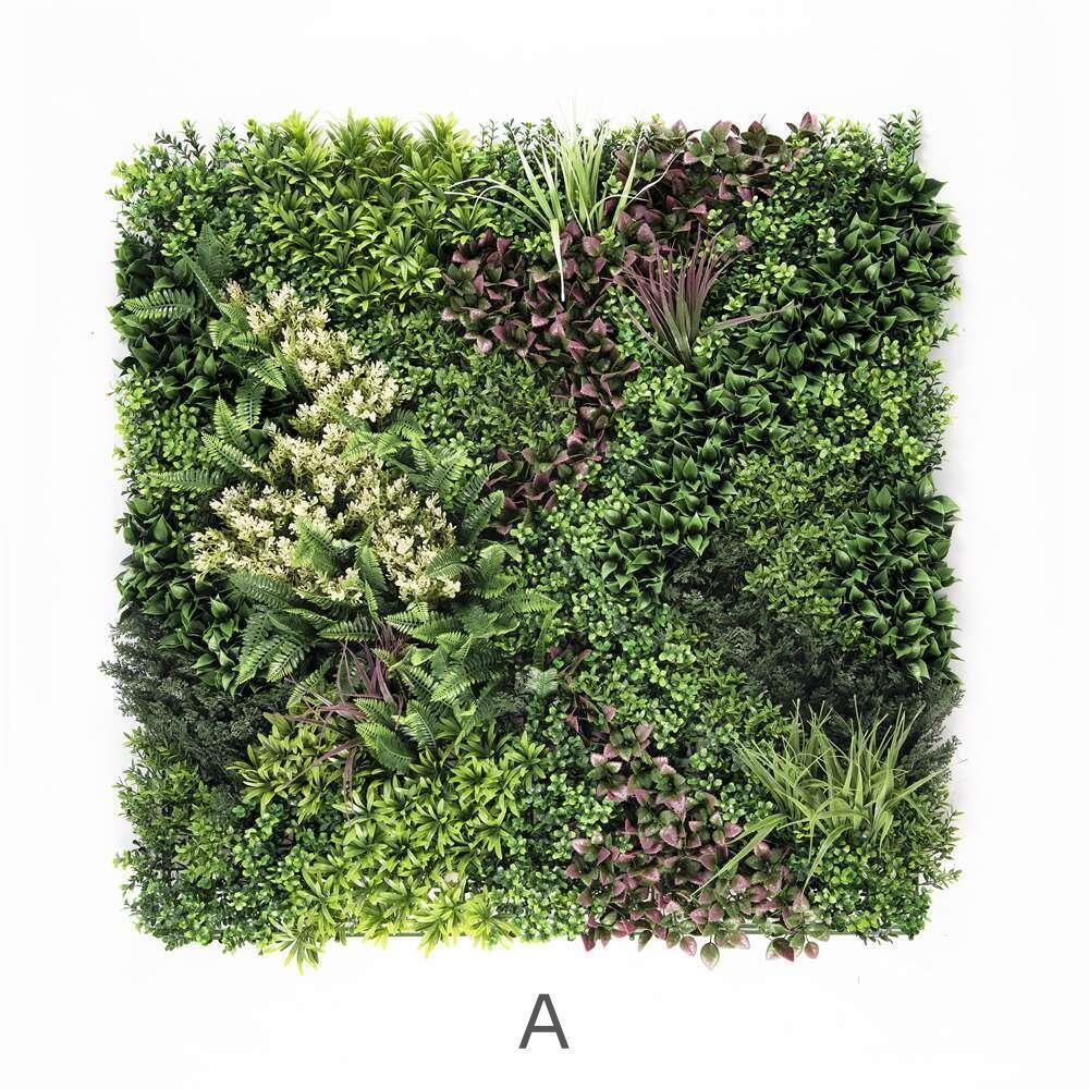 YES4HOMES 3 SQM Artificial Plant Wall Grass Panels Vertical Garden Foliage Tile Fence 1X1M - Mekamart Australia
