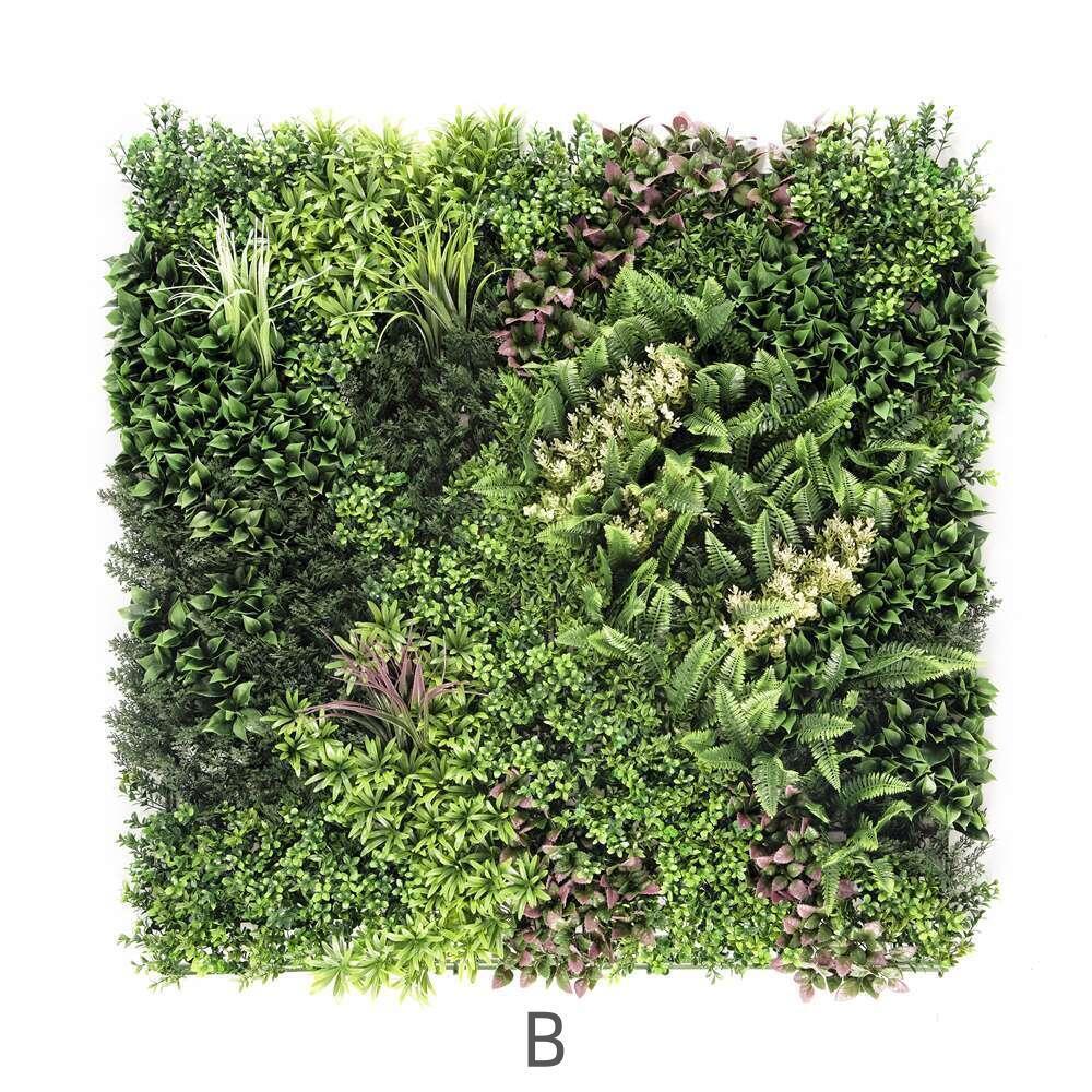 YES4HOMES 3 SQM Artificial Plant Wall Grass Panels Vertical Garden Foliage Tile Fence 1X1M - Mekamart Australia