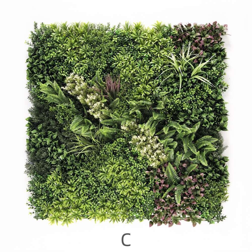 YES4HOMES 3 SQM Artificial Plant Wall Grass Panels Vertical Garden Foliage Tile Fence 1X1M - Mekamart Australia