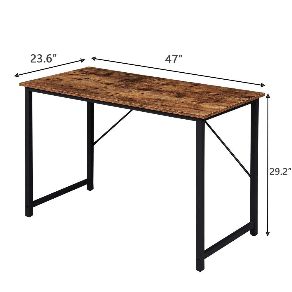 YES4HOMES Computer Desk, Sturdy Home Office Desk for Laptop, Modern Simple Style Writing Table, Multipurpose Workstation - Mekamart Australia