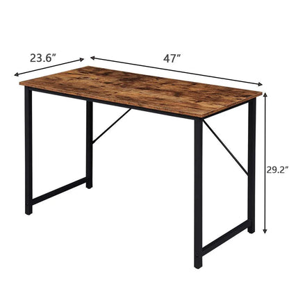 YES4HOMES Computer Desk, Sturdy Home Office Desk for Laptop, Modern Simple Style Writing Table, Multipurpose Workstation - Mekamart Australia