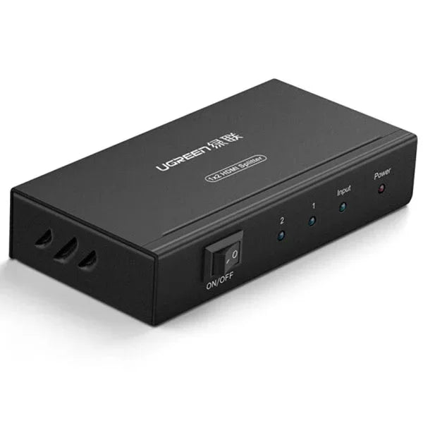 UGREEN 1 x 2 HDMI Amplifier Splitter - Black (40201) - Mekamart Australia