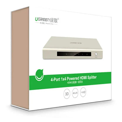 UGREEN HDMI 1 x 4 Amplifier Splitter Zinc Alloy (40277) - Mekamart Australia