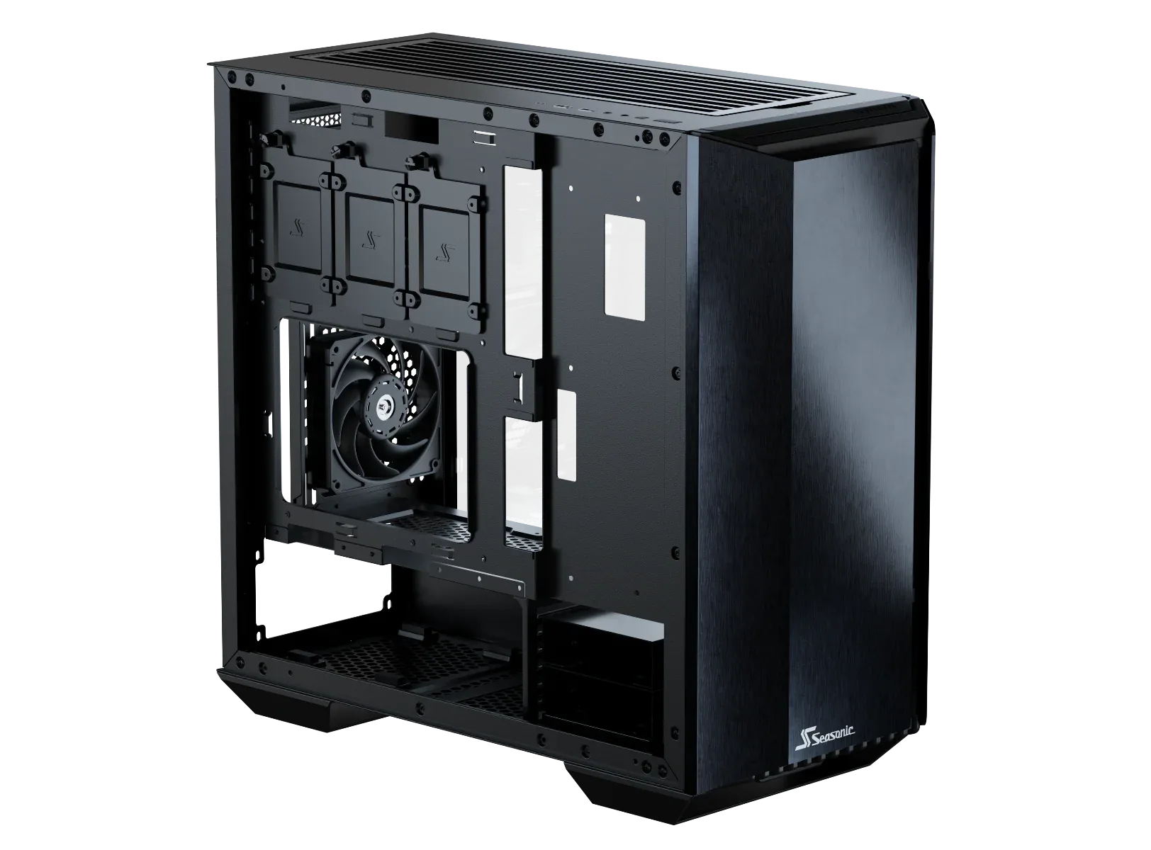 Seasonic Syncro Q704 Aluminum Case with Syncro DGC-650 650W 80 Plus Gold PSU & Connect Module RED DOT AWARD WINNER 2021 - Mekamart Australia