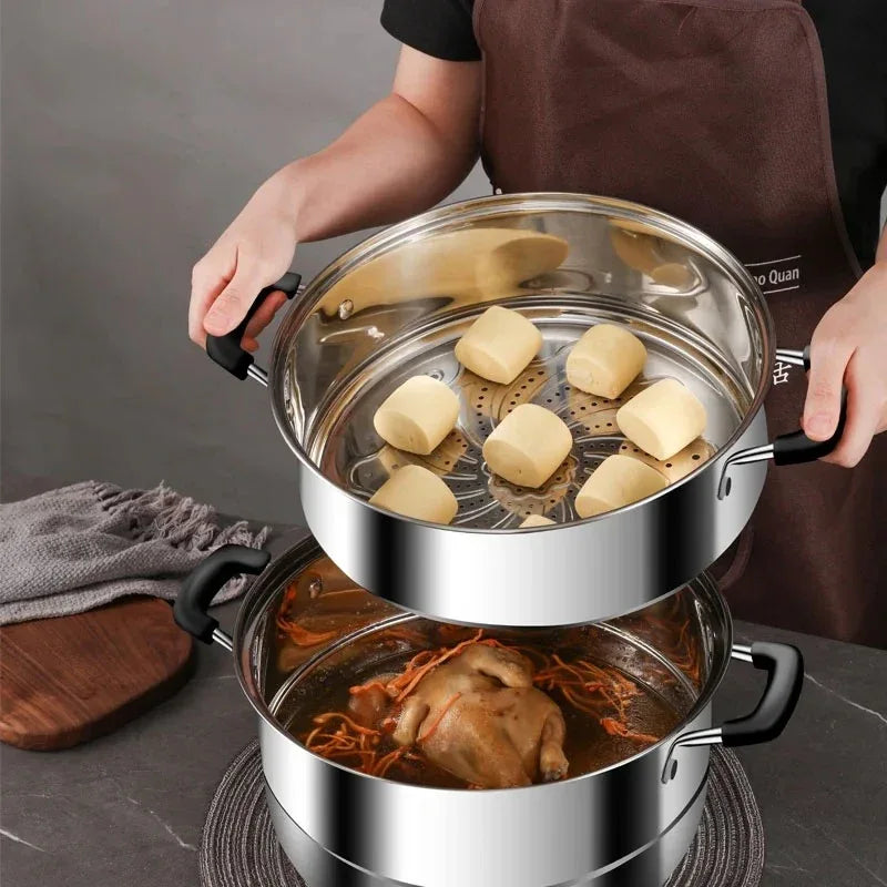 Zhang Xiao Quan 28cm 3-Tier Steamer - Mekamart Australia