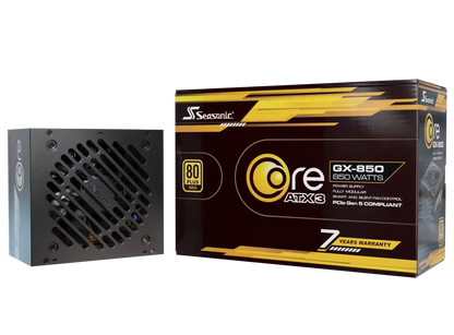 Seasonic Core GX-850 ATX3 80 Plus Gold Full Modular 850W PSU (SRP-CGX851-A5A32SF) - Mekamart Australia