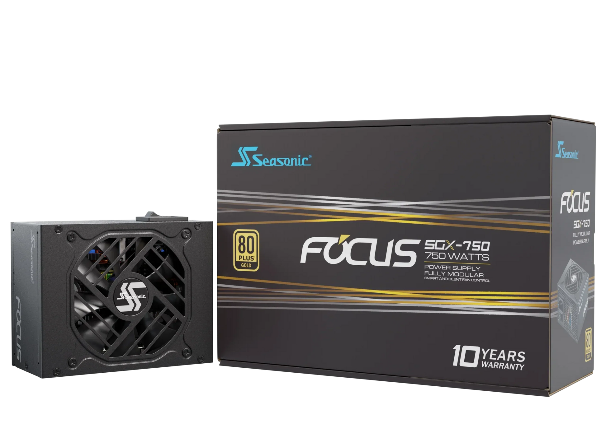 Seasonic FOCUS SGX-750 (2021) 750W Modular 80 Plus Gold PSU - Mekamart Australia