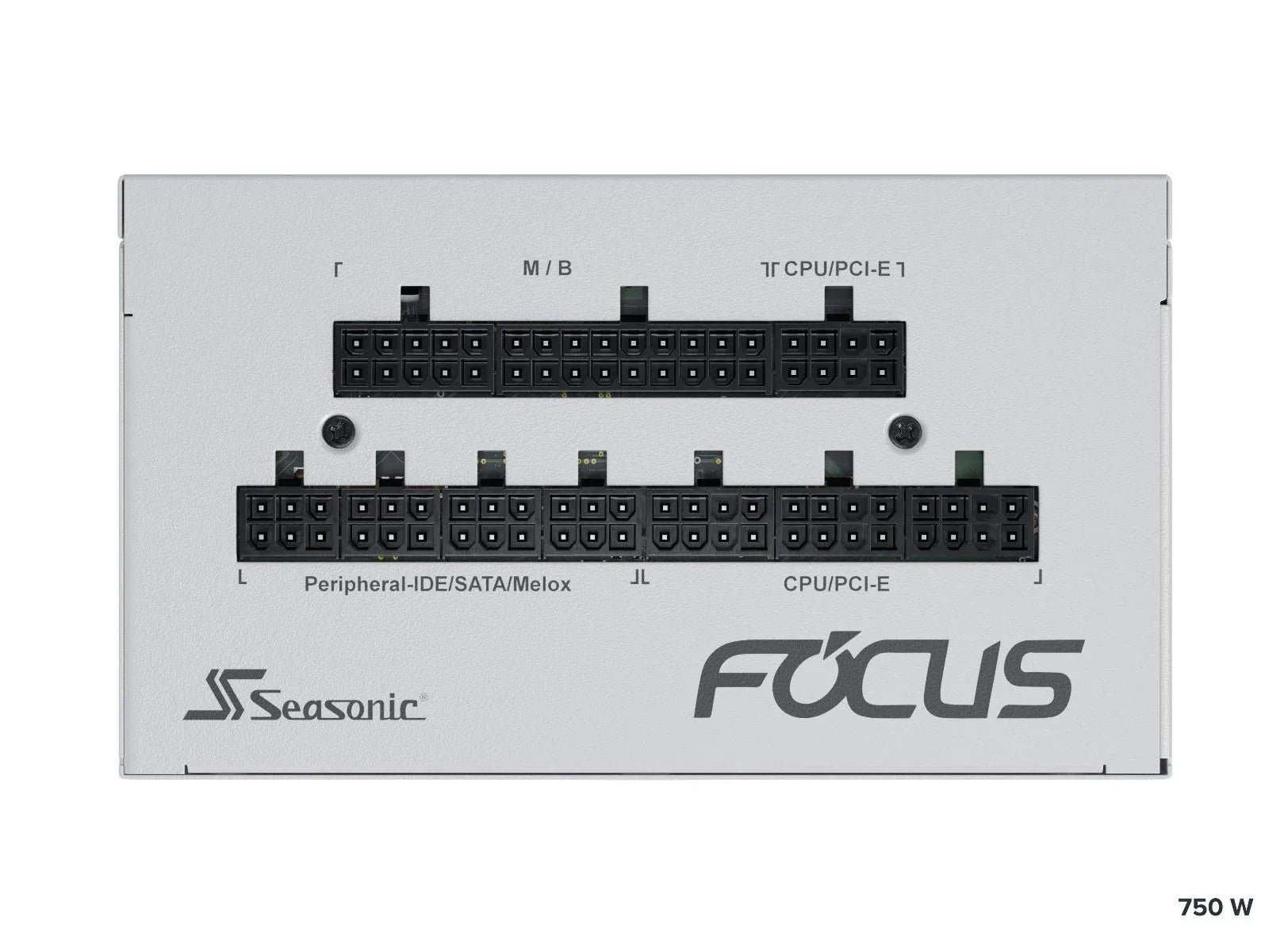 Seasonic FOCUS GX-750 White 750W ATX 3.0 Gold Modular PSU - Mekamart Australia