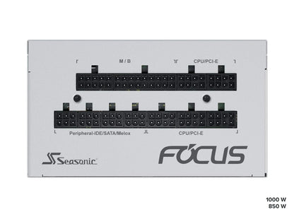 Seasonic FOCUS GX-850 White 850W ATX 3.0 Gold Modular PSU - Mekamart Australia