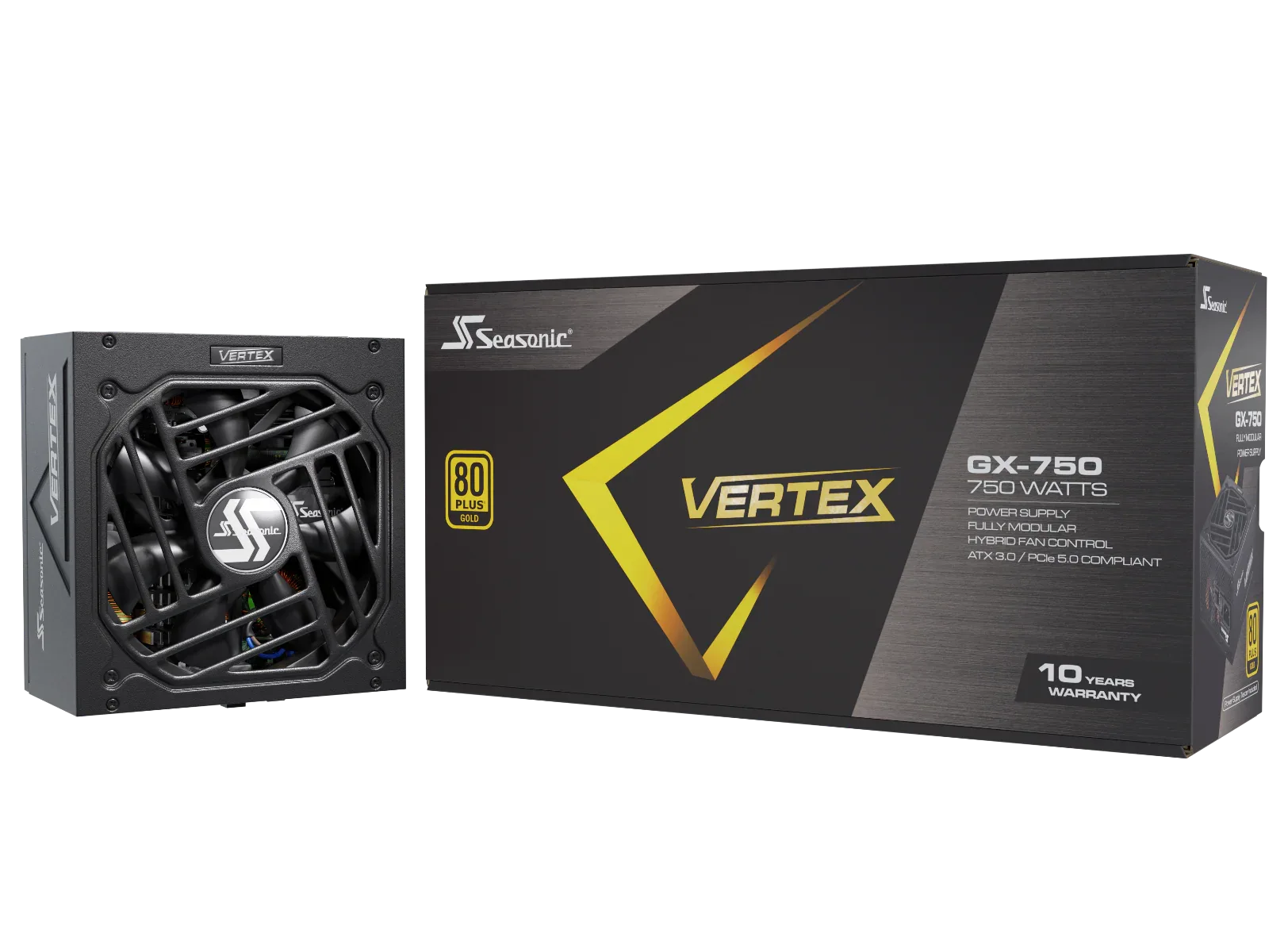 Seasonic VERTEX 750W (GX-750) 80 PLUS Gold Modular PSU ATX 3.0 - Mekamart Australia