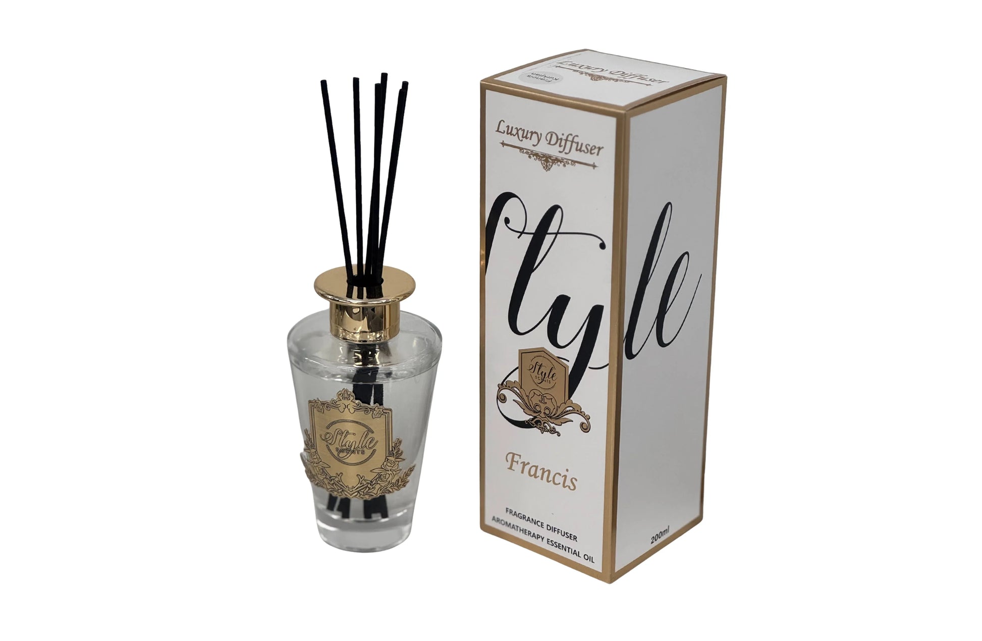 Style Scent Premium Fragrance Oil Diffuser 200ml - Francis - Mekamart Australia