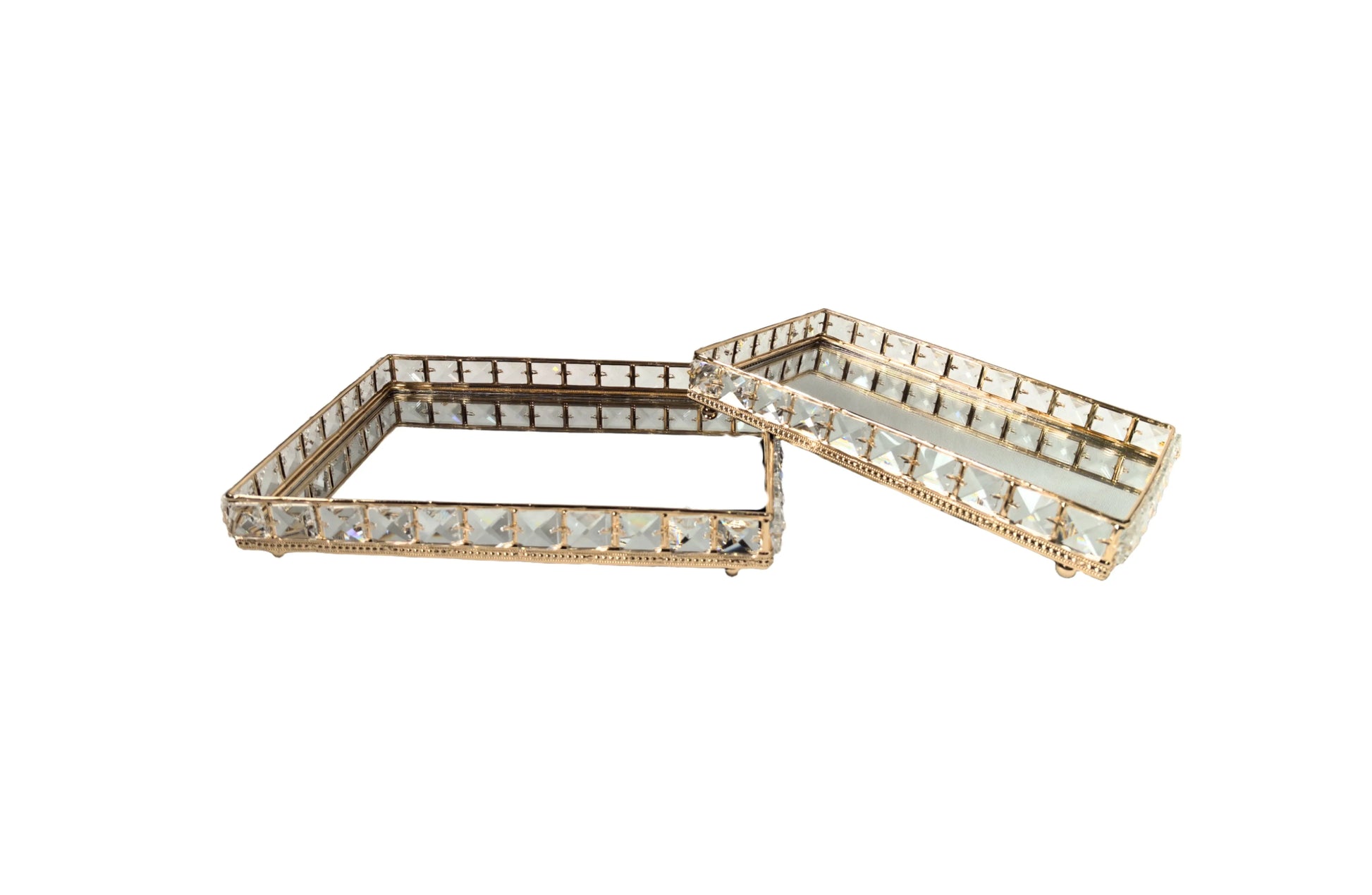 Katie Tray - Rectangle - Small - Gold - Mekamart Australia