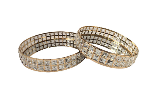 Katie Tray - Round - Large - Gold - Mekamart Australia