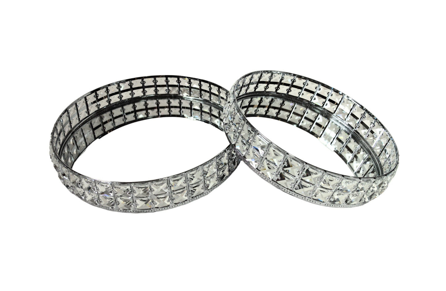 Katie Tray - Round - Small - Silver - Mekamart Australia