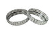 Katie Tray - Round - Set of 2 - Silver - Mekamart Australia