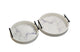 Maison Round Tray - Set of 2 - White - Mekamart Australia