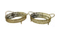 Tessa Round Tray - Set of 2 - Gold - Mekamart Australia