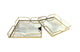 Willow Square Tray - Small - Gold - Mekamart Australia