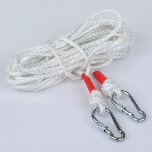 8mm 10m Safety Climbing Rope Nylon Rock Static Outdoor Boat Anchor Marine Rope Dock Lines Rope - Mekamart Australia