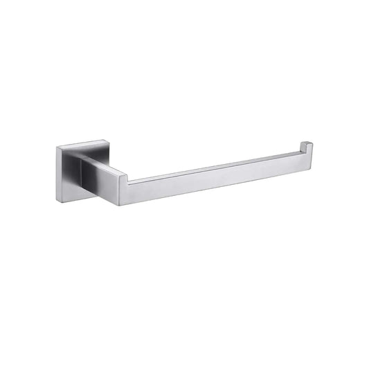Square Hand Towel Holder Ring Wall Mounted Modern Towel Bar Bathroom Kitchen - Mekamart Australia