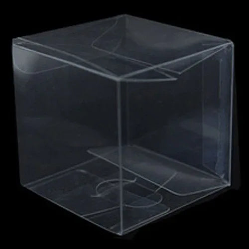 10 Pack of 8cm Square Cube - Product Showcase Clear Plastic Shop Display Storage Packaging Box - Mekamart Australia